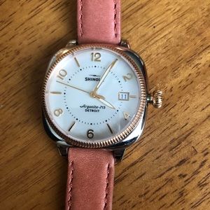 Shinola Argonite Rose Gold Watch